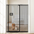 55'' Extra Tall Cat Gate, 42.9"-46.9" Wide Auto Close Tall Pet Gate by HIDOG