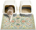Unicorn Catcher 33"x22" Cat Litter Mat Non-Slip Washable Litter Box Mat by UnicornCatcher