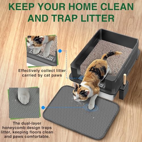 XXXL Stainless Steel Cat Litter Box – Extra Large 28" L x 20" W - Image 3