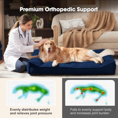 FURTIME Orthopedic Dog Bed Medium Size Dog, Extra Washable Dog Couch 35" - Image 6