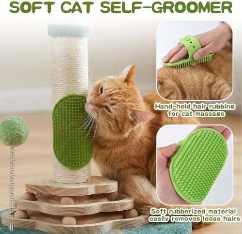 25.6inches Tall Cat Scratching Post, Cute Cat Scratching Post - Image 2