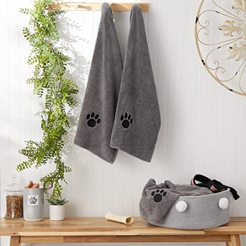 Bone Dry Pet Grooming, Embroidered Microfiber Towel Drying Collection - Image 6
