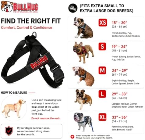 BULLHUG Adjustable Dog Harness– No Pull, No Choke – - Image 4