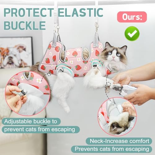 Supet Cat Grooming Hammock Harness - Image 4