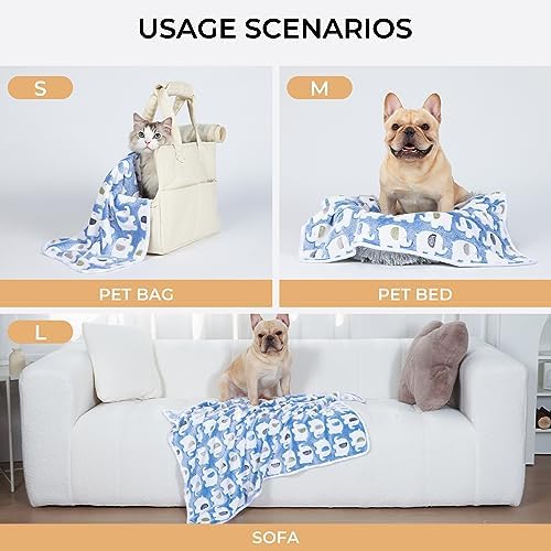 Luciphia 3 Pack Cute Dog Blankets Soft Fleece - Image 2