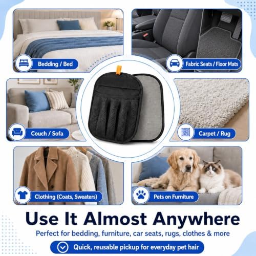 NVNAN 3 PCS Pet Hair Removal Glove and Pet Hair Remover - Image 5