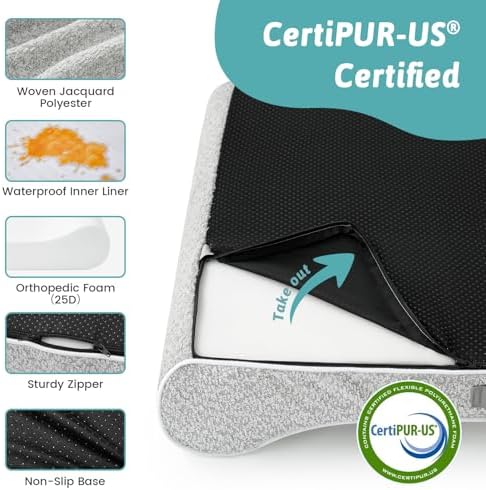 COZY KISS Orthopedic Dog Bed, for Extra Large Dogs up to 140 lbs - Image 5