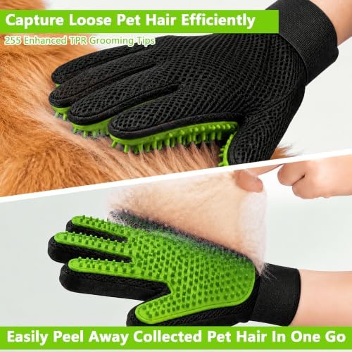Pet Hair Removal Glove, Silicone Tips - Image 4