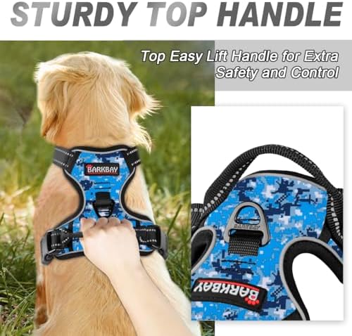 BARKBAY Dog Harness No Pull for Small Sized Dog Front Back Clips, Dog Vest - Image 3