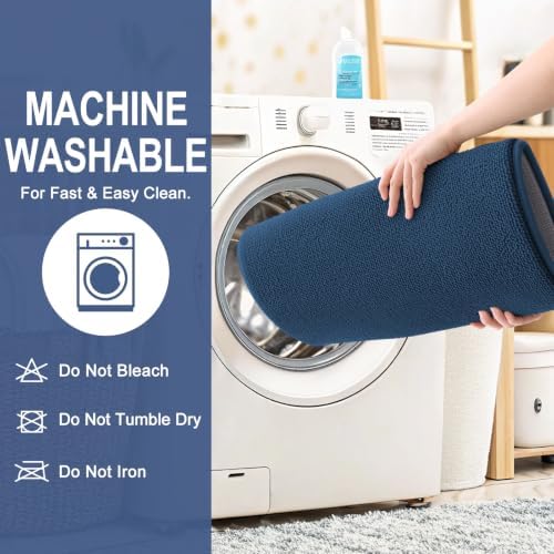 OLANLY Memory Foam Bathroom Runner Rug 59x24, Absorbent Long Bath Mat - Image 6