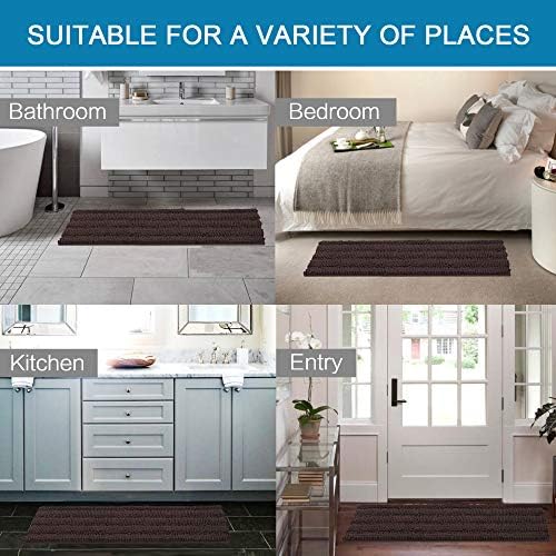 H.VERSAILTEX Bathroom Rugs Bath Mat Runner Rug Non Slip Kitchen Rug Extra Long - Image 6