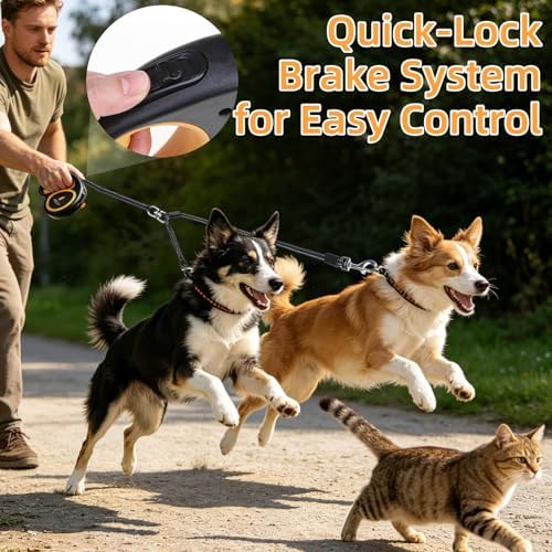 KOOLTAIL Dual Retractable Dog Leash - Image 4