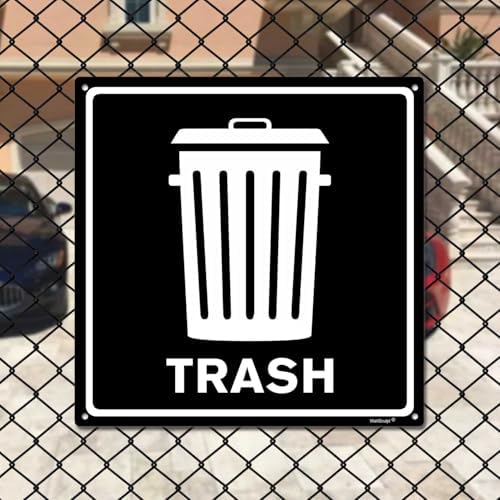 Trash Aluminum Metal Sign | Indoor Outdoor UV Stable & Weatherproof | Kitchen - Image 6