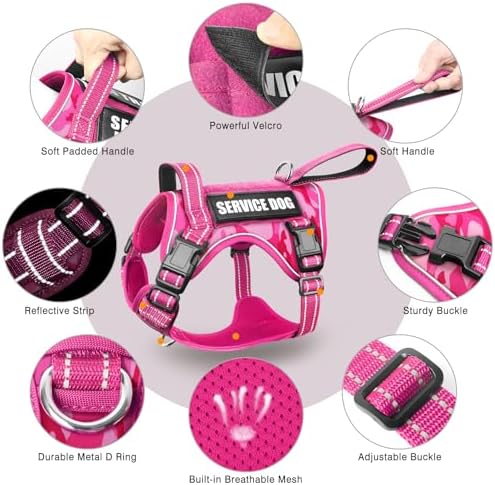 WINSEE Tactical Dog Harness, No Pull Dog Harness - Image 3