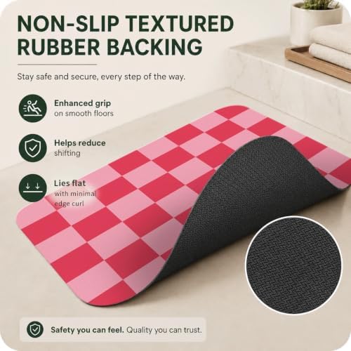 Natural Diatomaceous Earth Bath Mat, Ultra Thin Quick Dry Floor Rug - Image 5