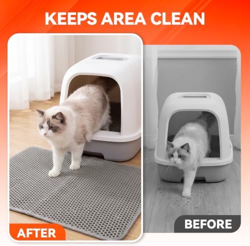 Cat Litter Mat, Double Layer Litter Trapping Mat - Image 5