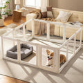Acrylic Dog Playpen Indoor for Small Dogs & Puppies by Zendova