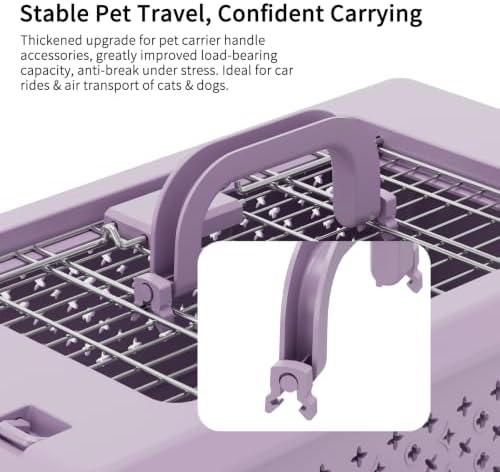 RIZZARI Crate Small Animal Carrier: Secure Lock Ventilated Shell Design - Image 4