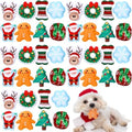 Soulchen 40 Pcs Christmas Dog Squeaky Toys, 8 Styles Plush Toys Bulk by Soulchen
