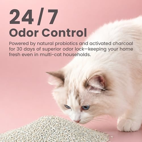 Lady N Cat Attract Tofu Cat Litter, Calming Pheromone Low-Track Pellet 9lb - Image 6