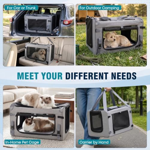 Extra Large Cat Carrier Soft Sided, Portable Small Dog Crate - Image 5
