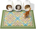 Cat Litter Mat, Waterproof & Non-Slip Backing, Litter Box Catcher, Soft on by Yigerlee