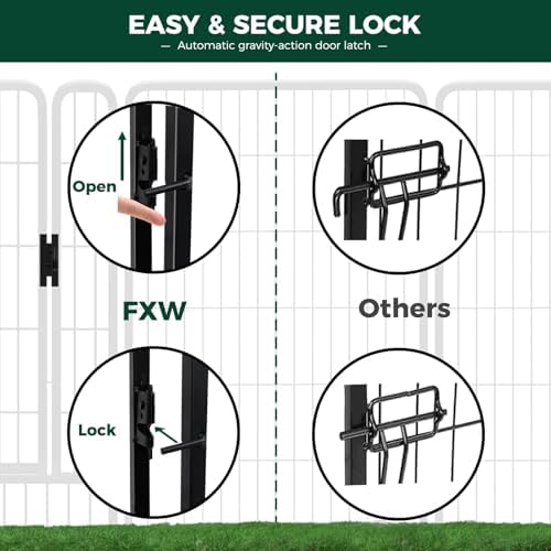 FXW Rollick Dog Playpen, Yard & RV Camping, 48 Panels - Image 5