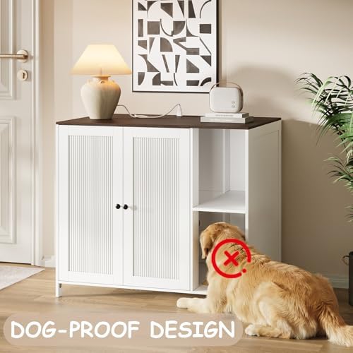 Large Cat Litter Box Enclosure for Automatic Litter Boxes, Hidden Litter Box - Image 5