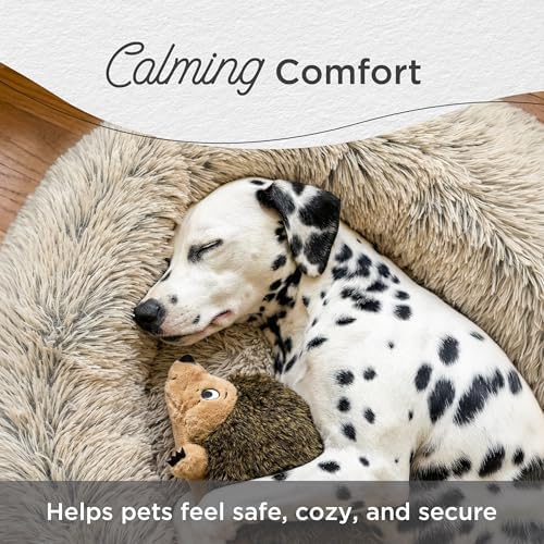 Best Friends by Sheri Original Calming Donut Dog Bed, Frost Gray - Image 4
