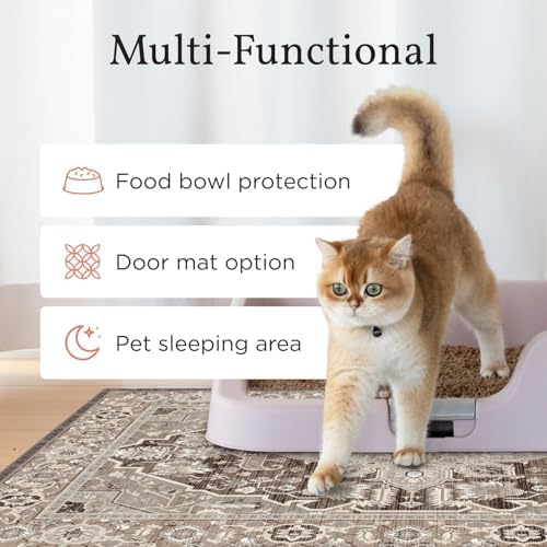 Lovewag Cat Litter Mat, Litter Box Mat, Sage Forest, 2 Pack - Image 7