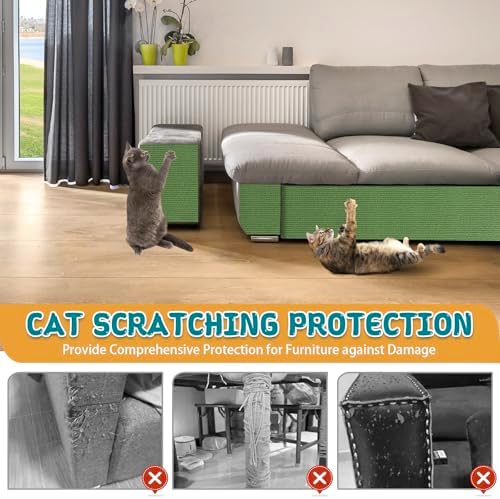 LSGCQ Cat Scratch Mat Self Adhesive Cat Scratch Furniture Protector - Image 5