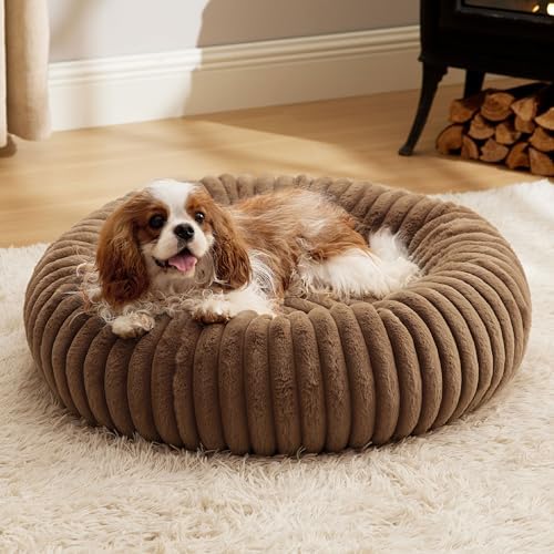 Bedsure ComfyFleece® Donut Medium Dog Bed by BEDSURE