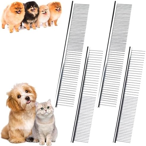 4 PCS Stainless-Steel Comb Dog Combs by GeoGeoDIY