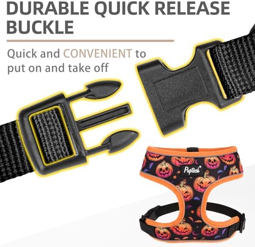 PUPTECK Halloween Dog Harness and Leash Set No Pull Small Sized Dogs Puppy - Image 4