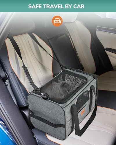Morpilot Cat Carrier with Wheels Airline Approved, Pet Dog Carrier with Wheels - Image 5