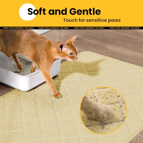 Conlun Cat Litter Mat Litter Trapping Mat, Premium Durable PVC Grid Mesh - Image 5
