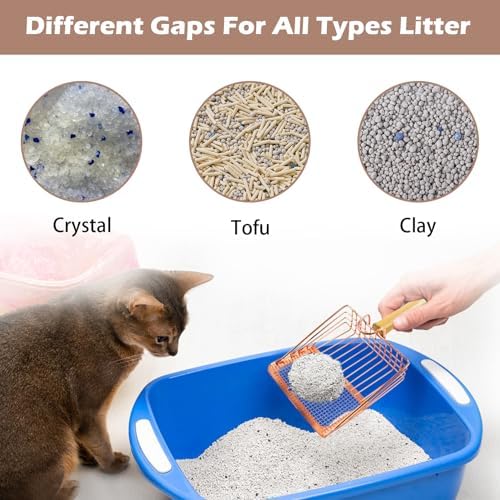 Metal Kitty Litter Scoop, Fast Sifting Litter Scooper - Image 2