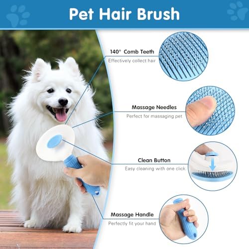 Dog Brush Dog Grooming Kit 6PCS Dog Brush - Image 3