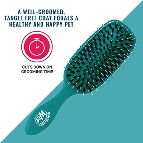 Wet Brush Pet Hair Brush, Shiny Fur, Dog and Cat Hairbrush, De-Shedding Comb & - Image 4