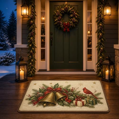 Christmas Take Off Your Shoes Doormat Winte Xmas Holiday Decorative - Image 5