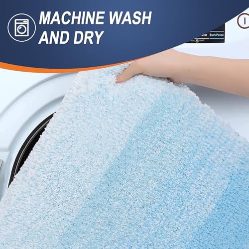 OLANLY Bathroom Runner Rug 40x24, Extra Soft Absorbent Microfiber Bath Rugs - Image 6