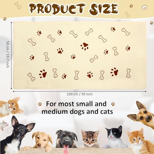 Irenare 12 Pack Dog Bath Towel Set 20'' x 39'' Microfiber - Image 2