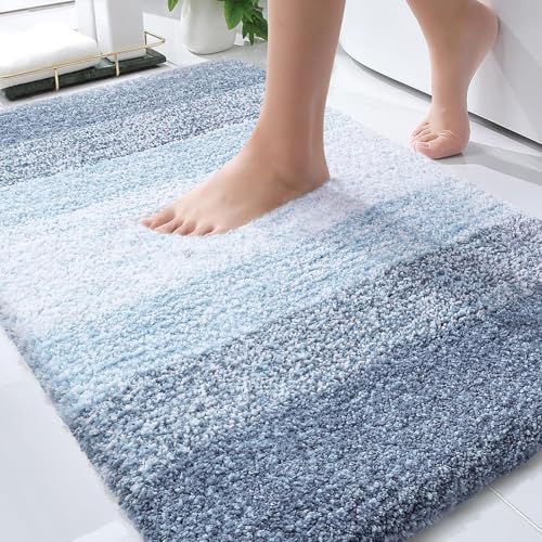 OLANLY Bathroom Rugs Mat 30x20, Extra Soft Absorbent Microfiber Bath Rugs by OLANLY