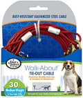 Four Paws Medium Weight Dog Tie Out Cable by FourPaws