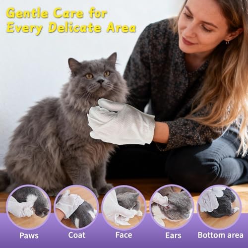 Pet Glove Wipes, Cleaning Wipes - Image 4