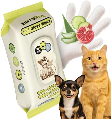 FURRYTIME Pet Cleaning Glove Wipes by Unknown