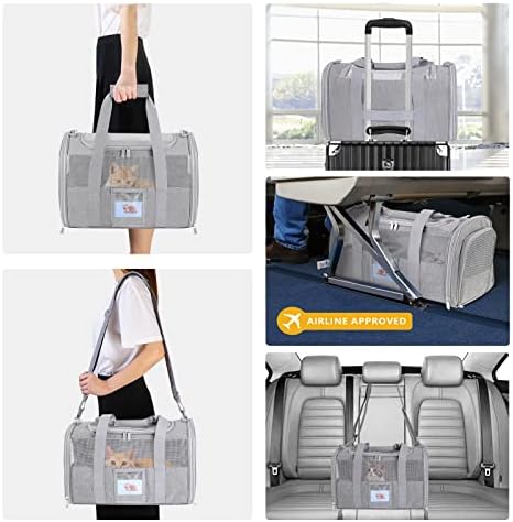 Cat Carrier Pet Dog Carrier Airline Approved - Image 5