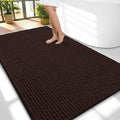OLANLY Thick Chenille Large Bathroom Rugs 59x35, Absorbent Bath Mat by OLANLY