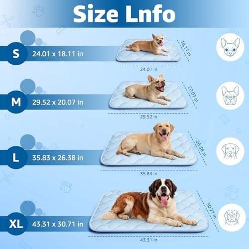 Pet Cooling Mats for Dogs, Cooling Pet Outdoor & Indoor Use - Image 5