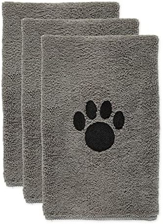 Bone Dry Pet Grooming, Embroidered Microfiber Towel Drying Collection by BoneDry